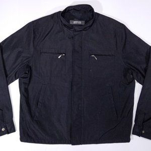 Kenneth Cole Reaction Black Zip-up Jacket